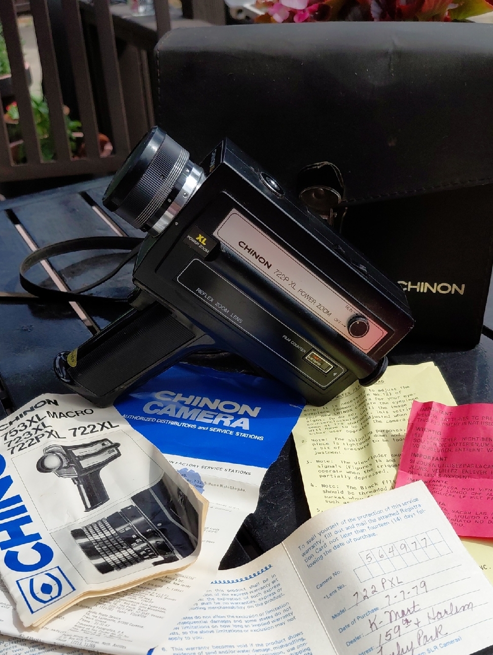 722XL Vintage Black Video Camera